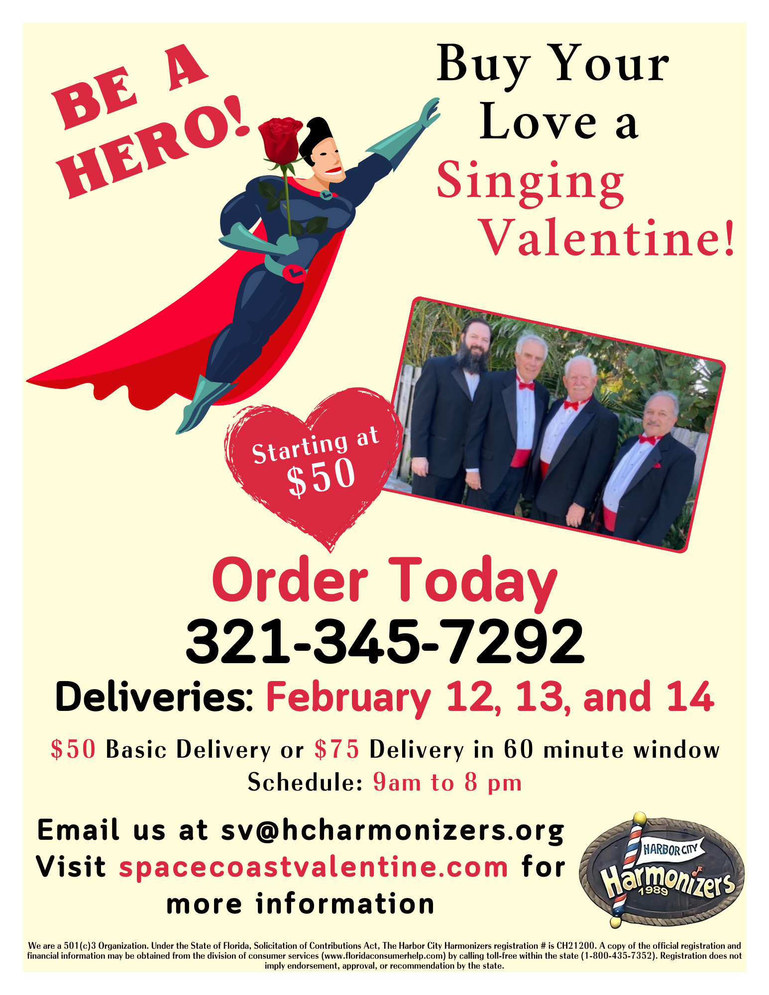 Singing Valentine Flyer